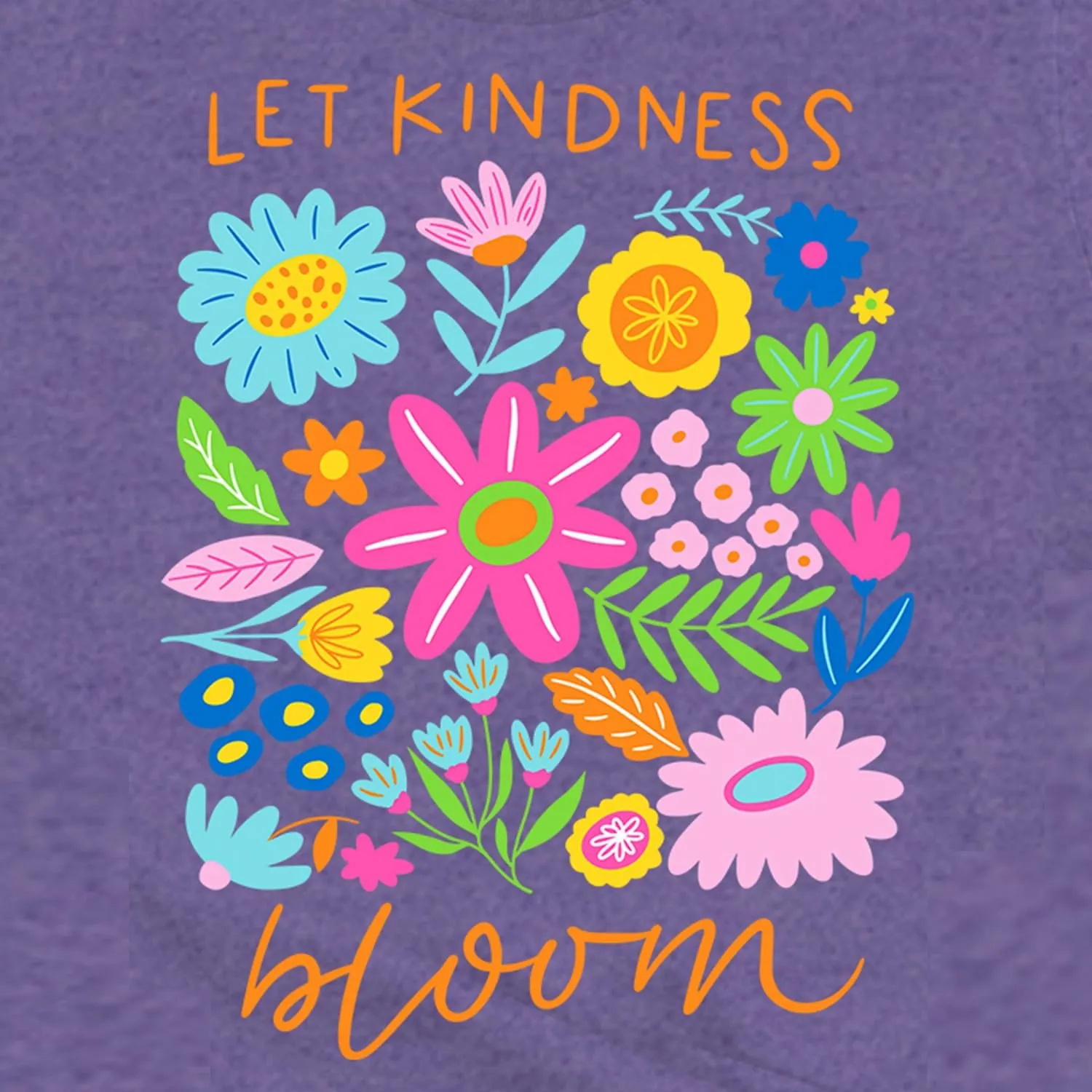 Be Kind Shirt Women Let Kindness Bloom T-Shirts Cute Floral Tee Tops