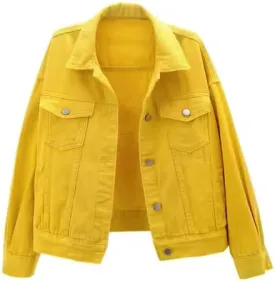 Classic- Oversized Button Up Denim Jacket