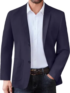 COOFANDY Men's Casual Linen Blazer Jacket Lightweight Sport Coats Two Button Suit Jackets