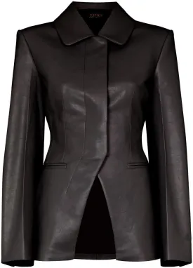 Fantus Grey, Black, Red, and Tan Blazer Coat Genuine Leather Jacket for Women Coat Style Slim Fit