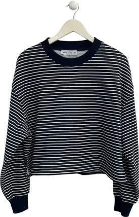 Lefties Blue Striped Sweater UK M