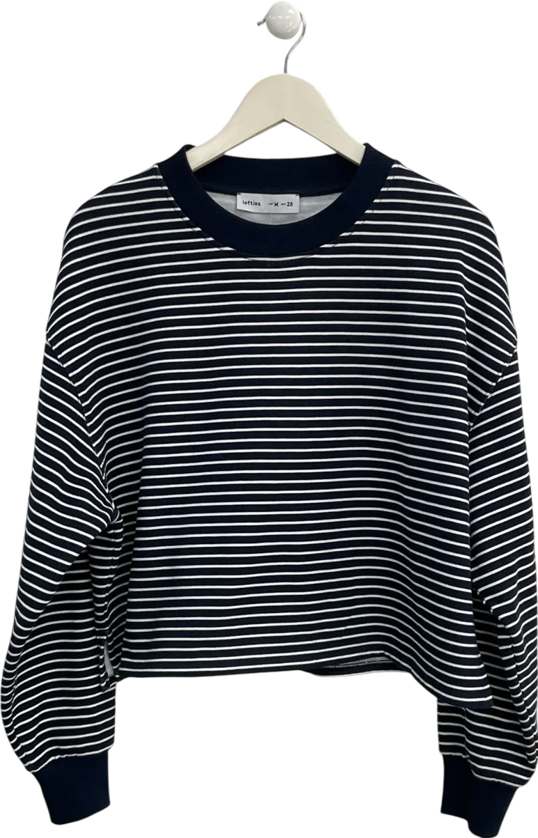 Lefties Blue Striped Sweater UK M
