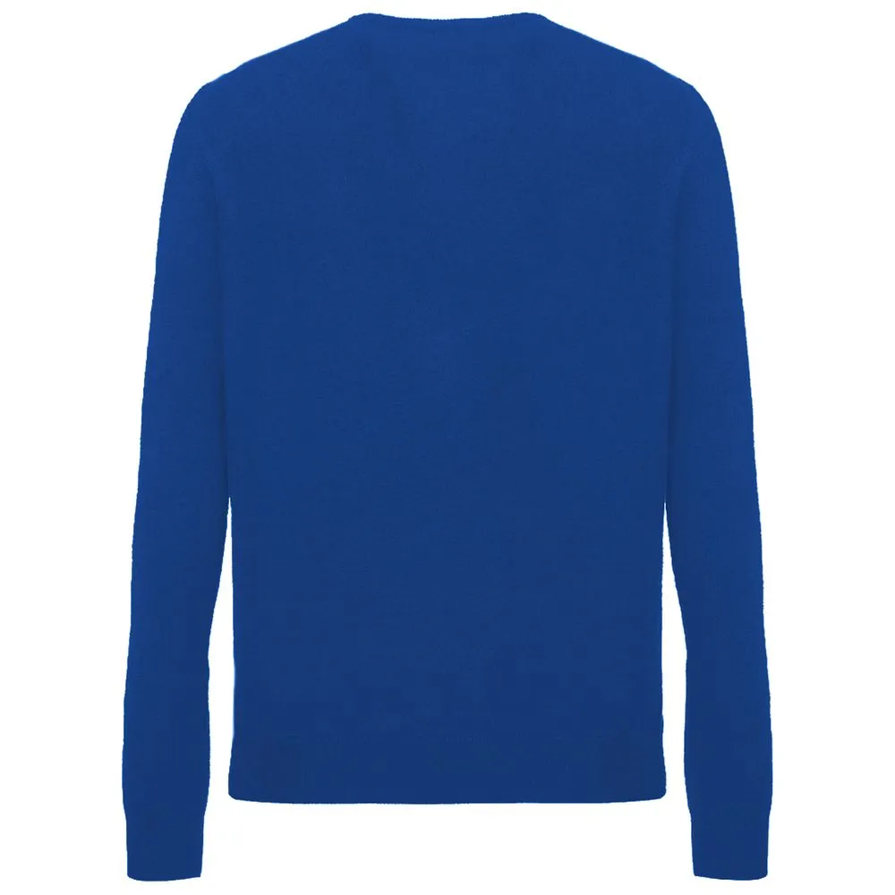 Malo Blue Cashmere Sweater