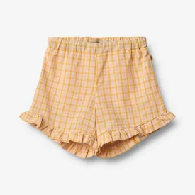 Shorts Camille - yellow check