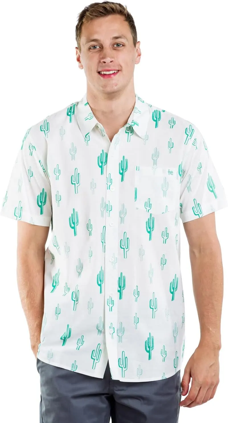 Tipsy Elves Hawaiian Shirts for Men - Casual Beach & Summer Party Shirts for Men - Stretch Fabric with Modern Fit