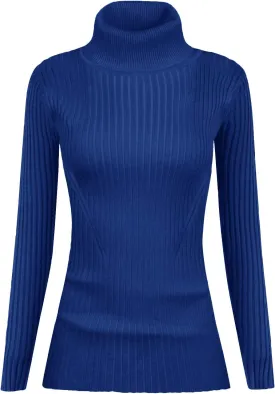 v28 Turtleneck Ribbed Sweaters for Women Cute Sexy Knitted Warm Fitted Sweater
